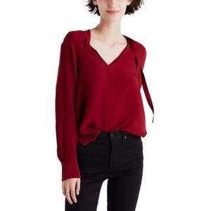 MADEWELL Soft Red Blouse